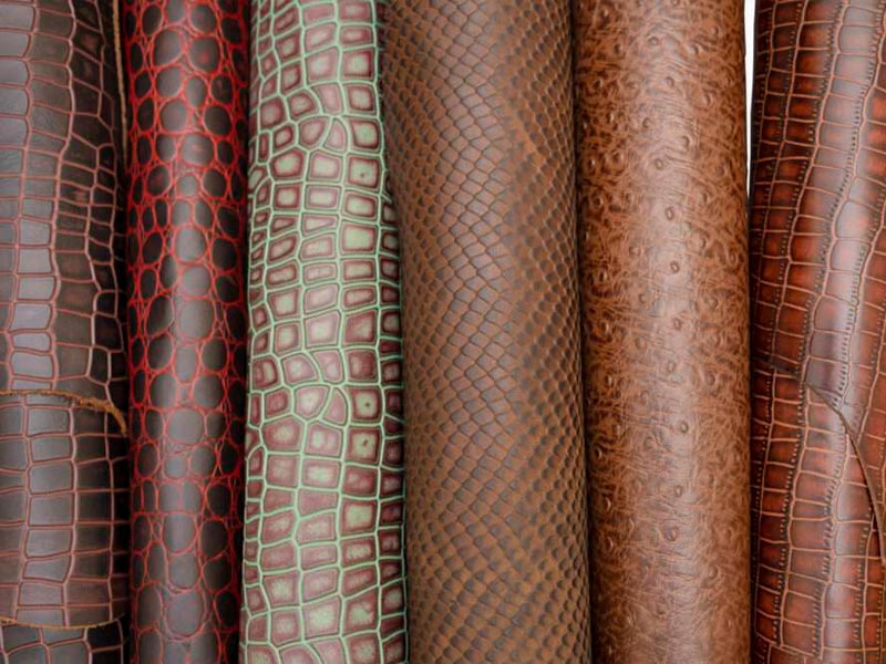 printed leather